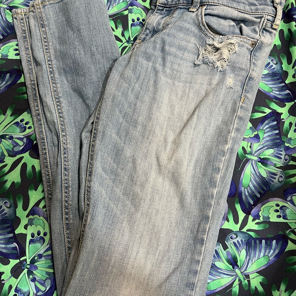 Hollister Light Blue Ripped - Picture 2 of 13